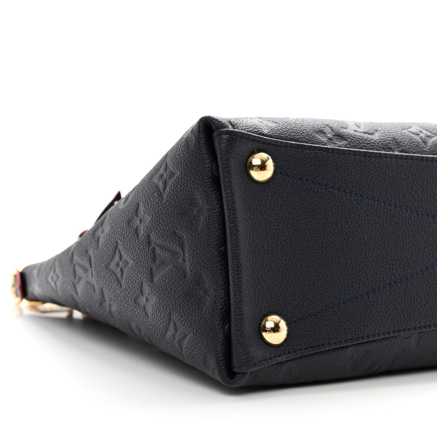 Empreinte V Tote MM Marine Rouge