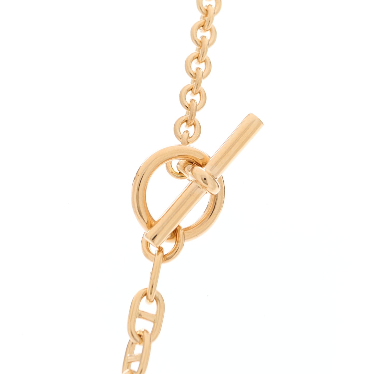 18K Rose Gold Diamond GM Chaine d'Ancre Punk Lariat Necklace