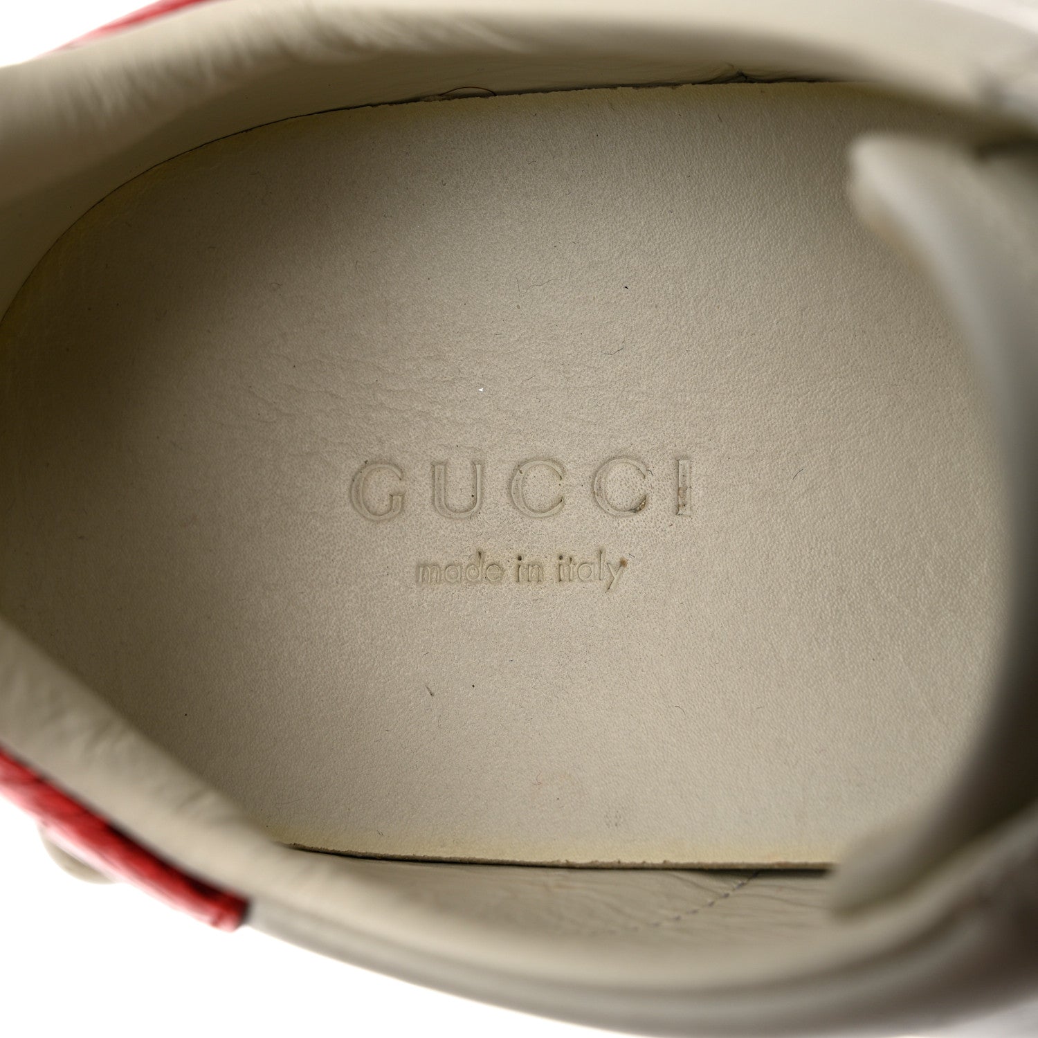 Gucci Calfskin Ayers Web Pearl Studded Womens Ace Sneakers 37 White 7 of 11