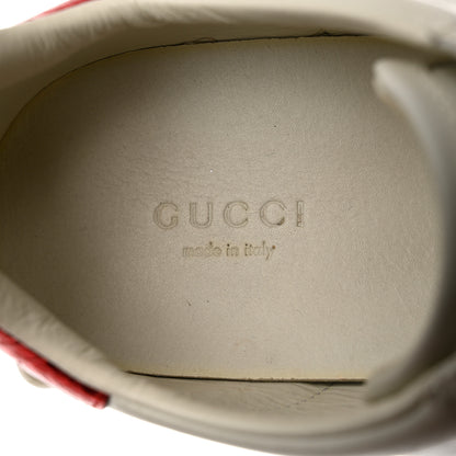 Gucci Calfskin Ayers Web Pearl Studded Womens Ace Sneakers 37 White 7 of 11