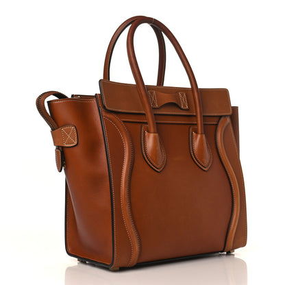 Celine Natural Calfskin Micro Luggage Tan 3 of 11