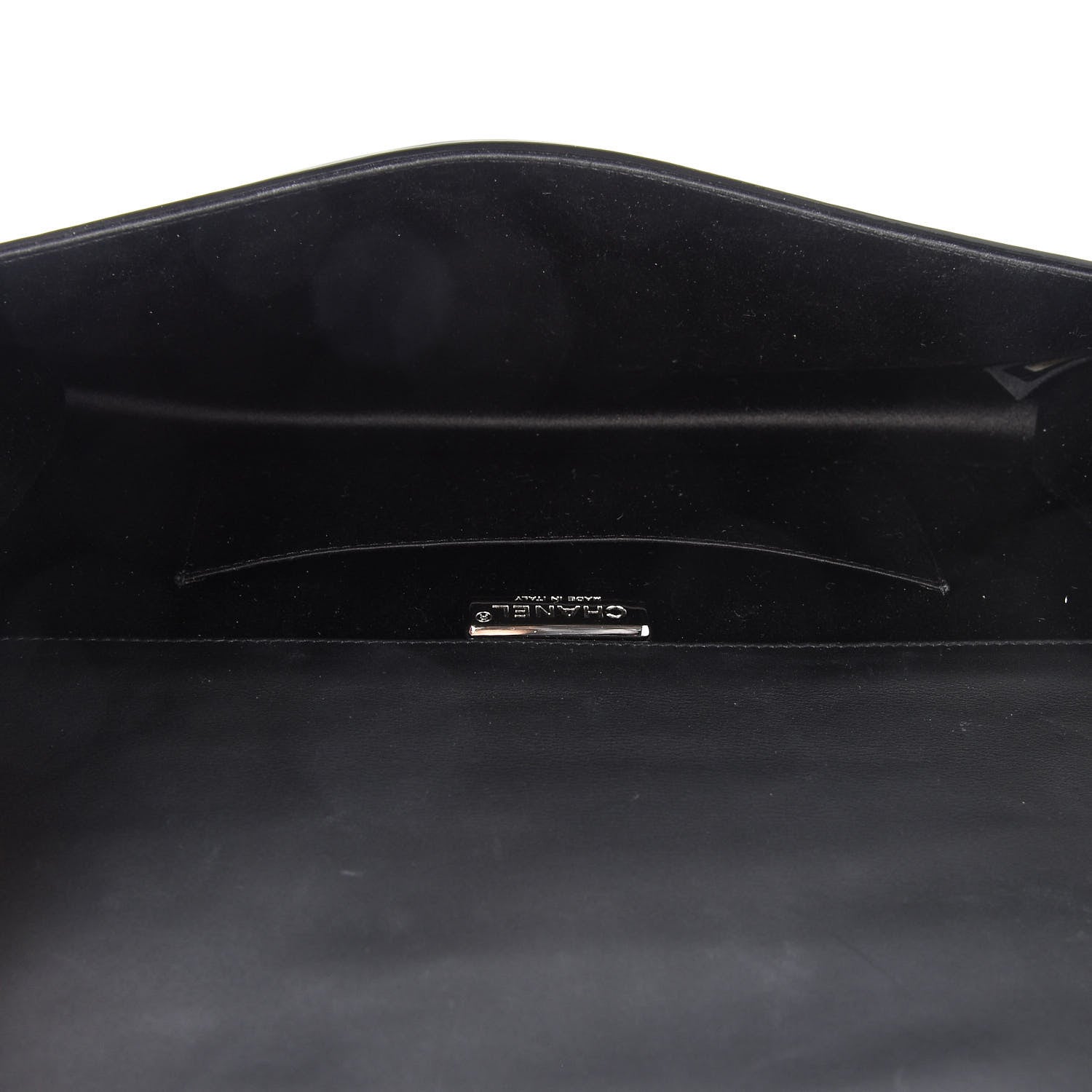 Chanel Patent Quilted Boy Flap Clutch Black 5 of 10