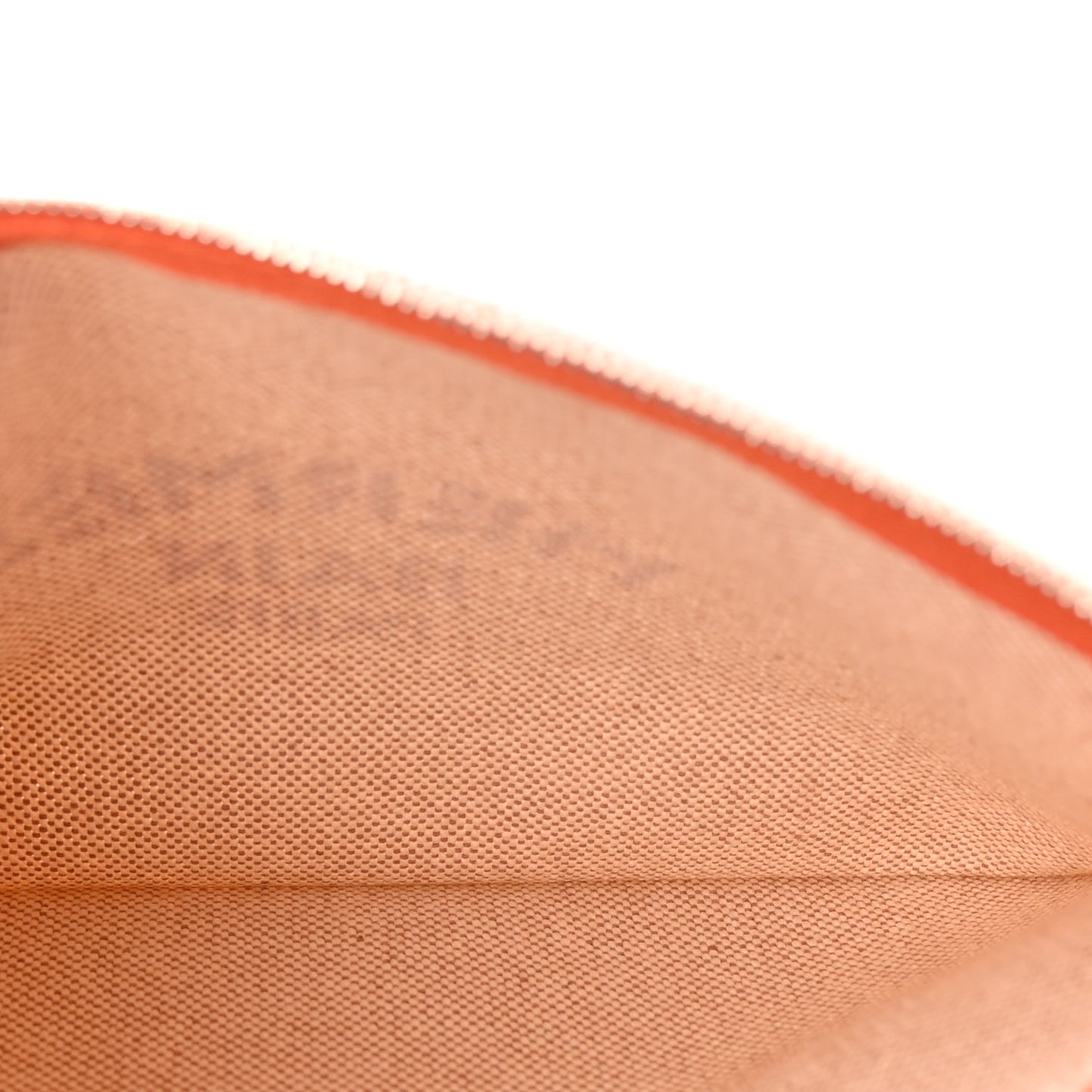 Toile Flat Yachting Pouch Orange