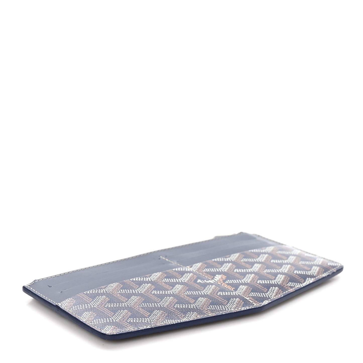 Goyardine Insert Louise Wallet Navy