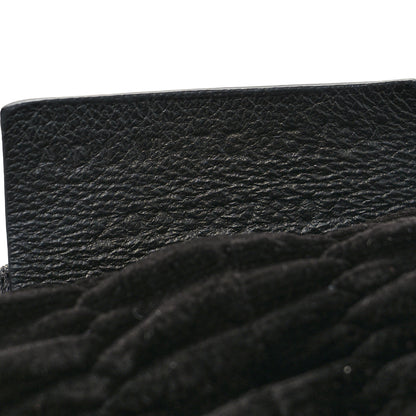 Fendi Velvet Maxi FF Stretch Belt 85 Black 4 of 4
