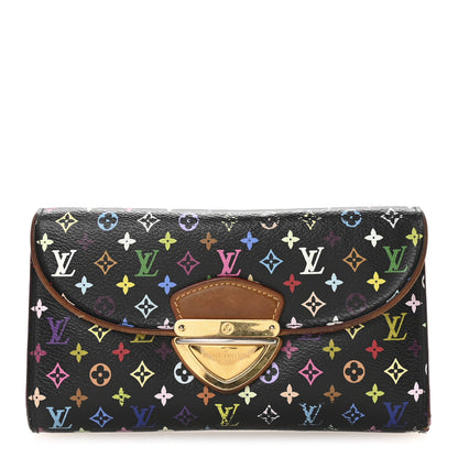 Louis Vuitton Monogram Multicolor Eugenie Wallet Black Grenade 1 of 10