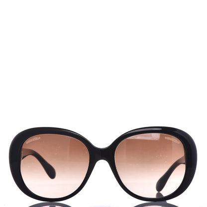 Chanel Signature Oval Sunglasses 5312 Black 3 of 7