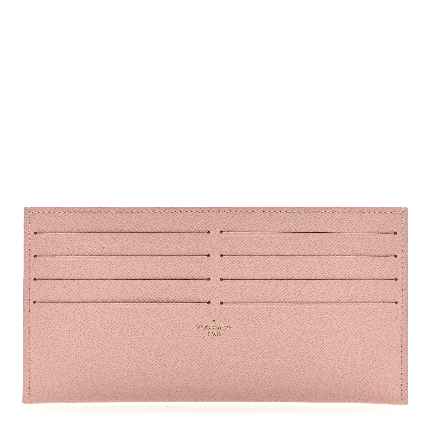 Louis Vuitton LOUIS VUITTON Calfskin Felicie Card Holder Insert Rose Ballerine 1 of 6