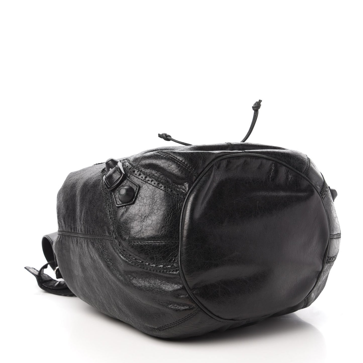 Agneau Giant Brogues Hardware Pompon Black