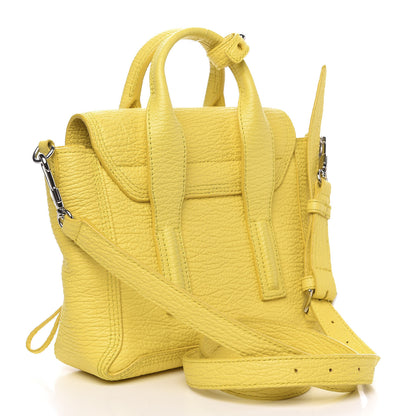 3.1 Phillip Lim 3.1 Textured Calfskin Mini Pashli Satchel Yellow 3 of 11