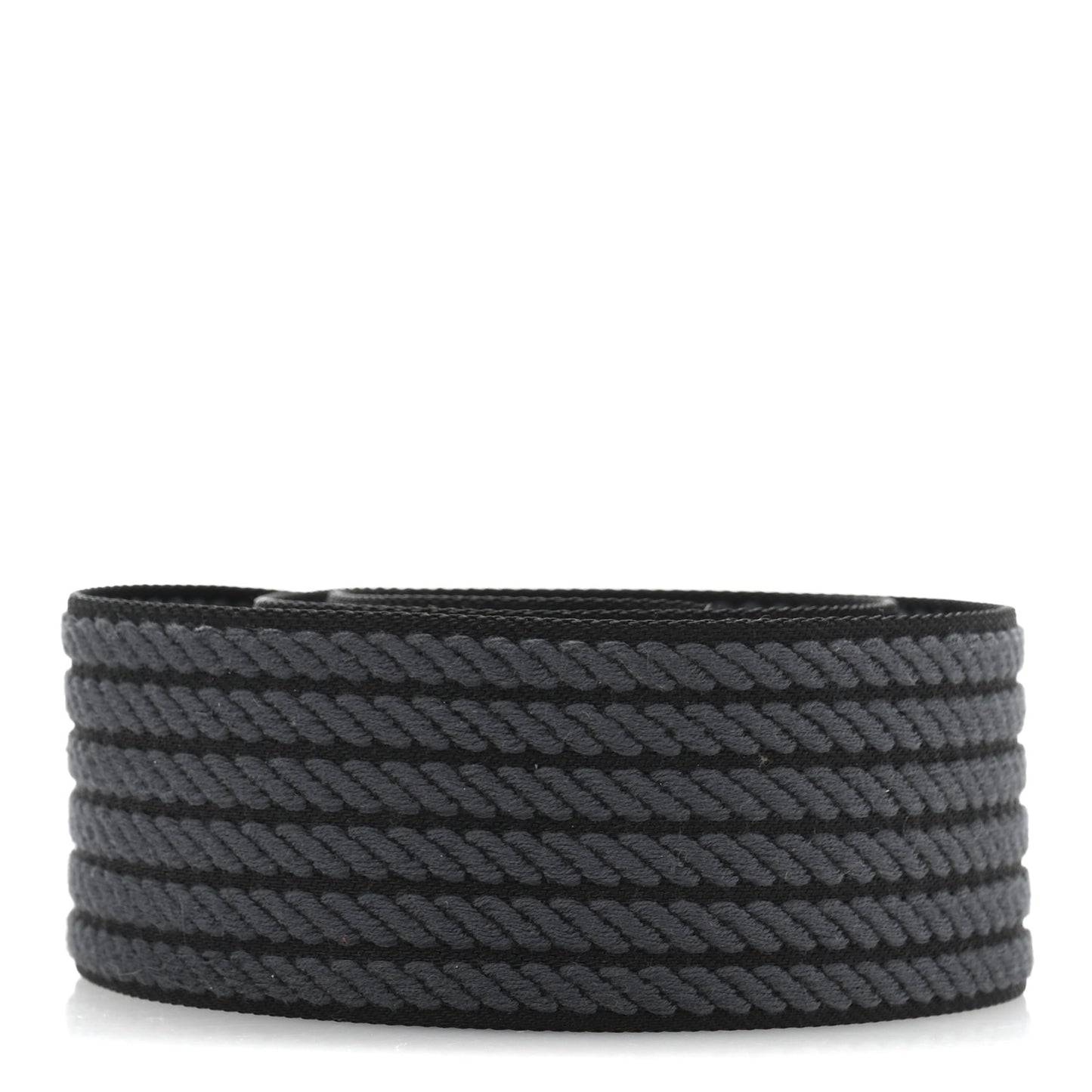 Toile Epsom 50mm Sangle Cordage Shoulder Strap Black Gris Misty