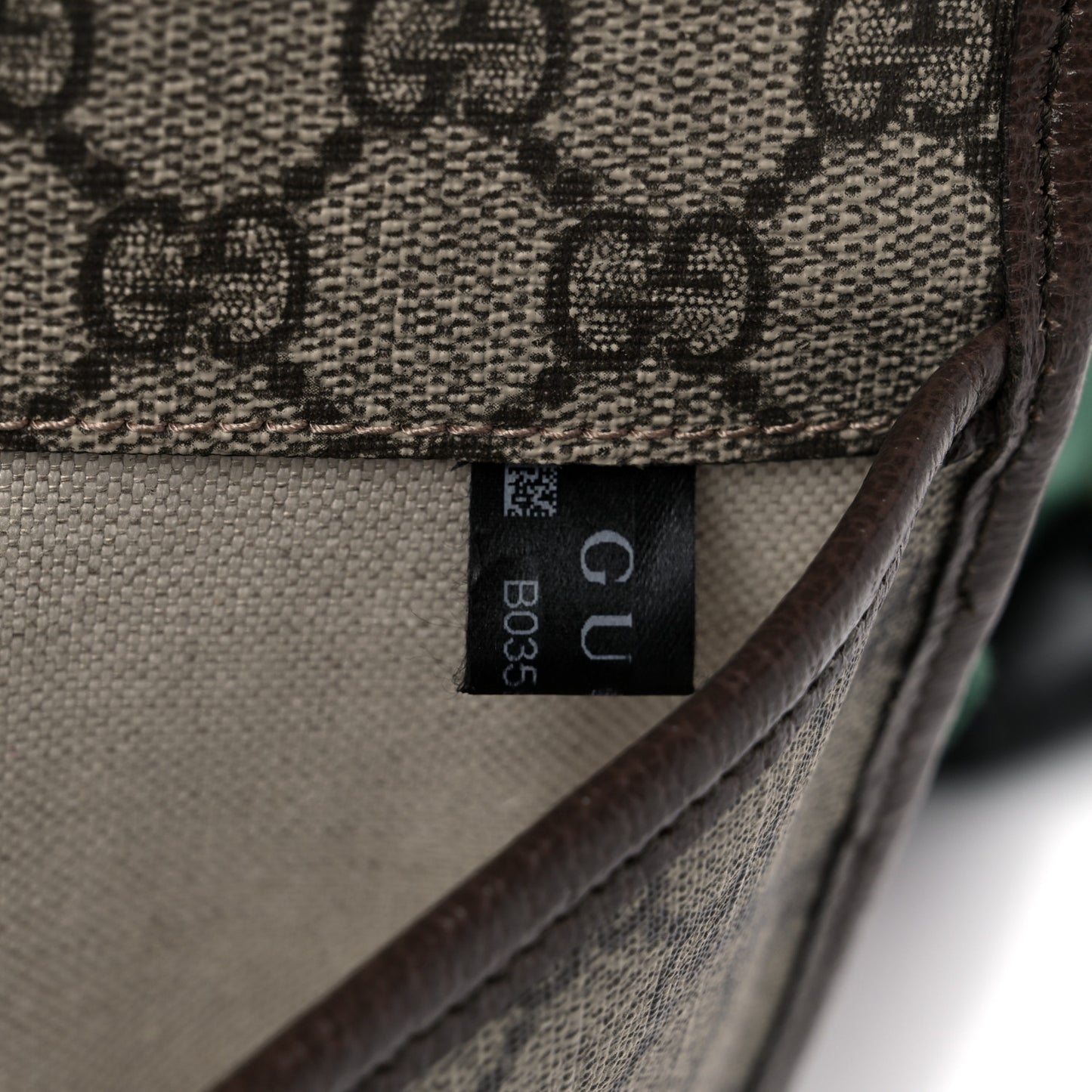 GG Supreme Monogram Neo Vintage Web Belt Bag Brown