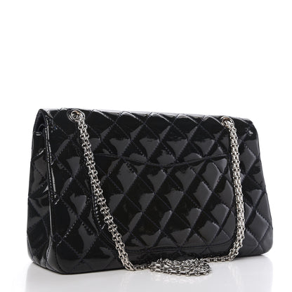 Chanel Patent Quilted 2.55 Reissue 227 Flap Dark Blue 3 of 10