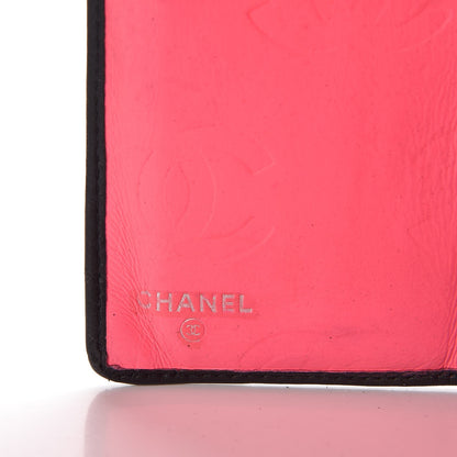 Chanel Calfskin Quilted Cambon Yen Wallet Black 6 of 9