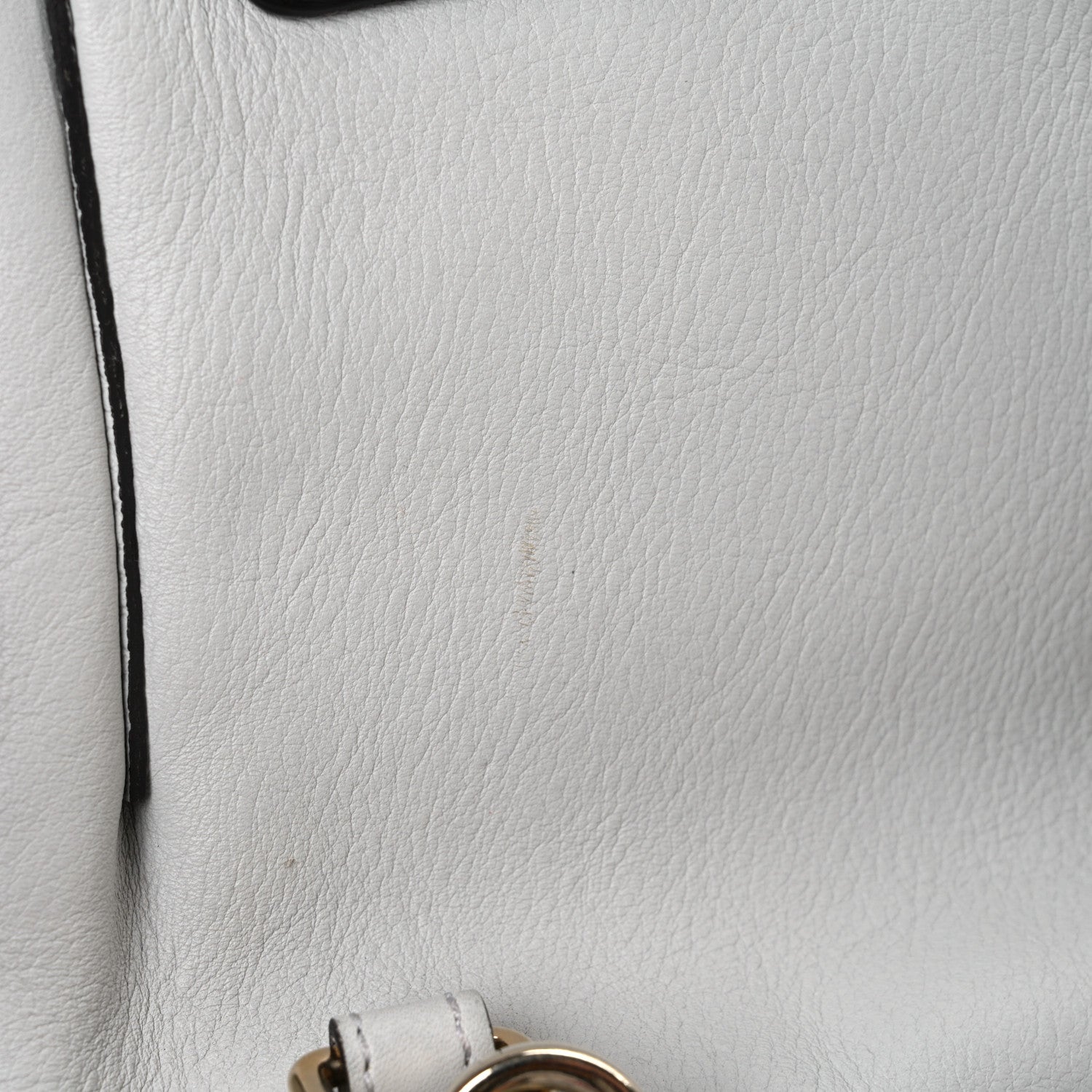 Chloe Suede Calfskin Mini Faye Backpack Silver Blue 11 of 11