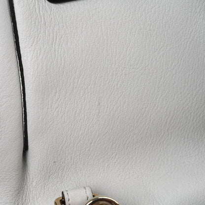 Chloe Suede Calfskin Mini Faye Backpack Silver Blue 11 of 11