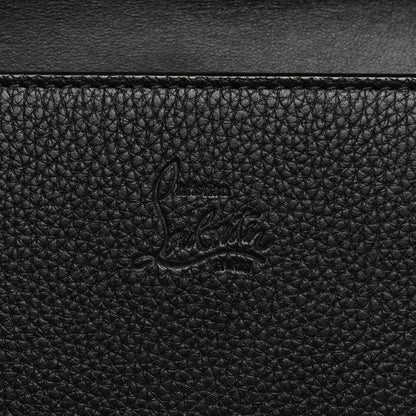 Christian Louboutin Grained Calfskin Spikes Loubinthesky Paloma Wallet On Chain Black Multimetal 8 of 10