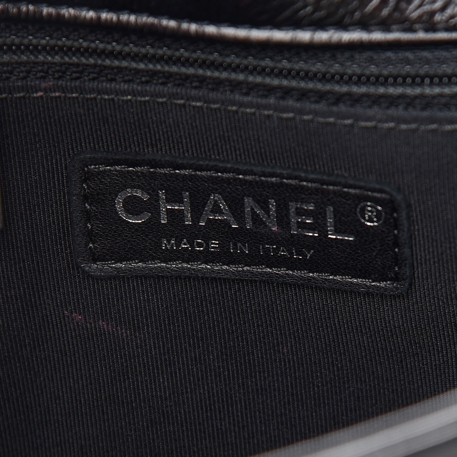 Chanel Shiny Goatskin Quilted Flap Black 6 of 9