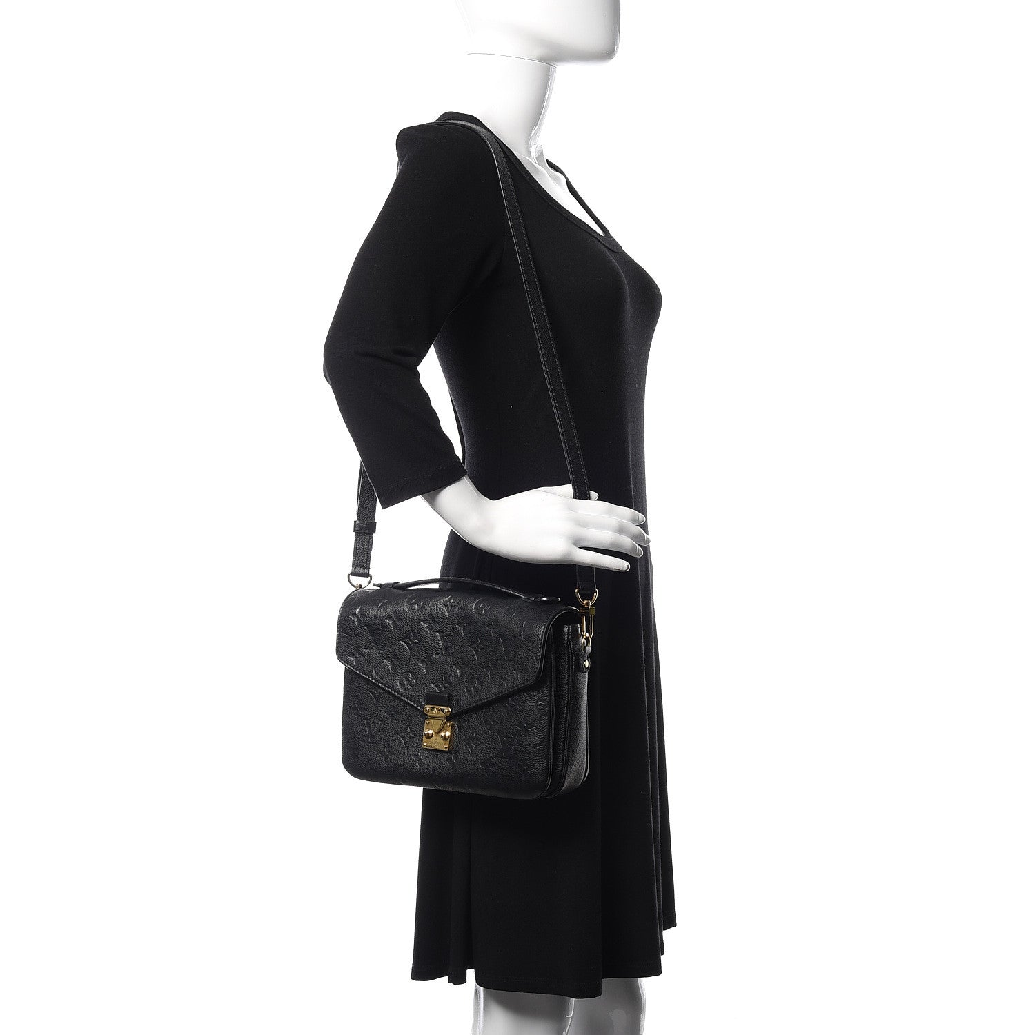 Louis Vuitton Empreinte Pochette Metis Black 2 of 12