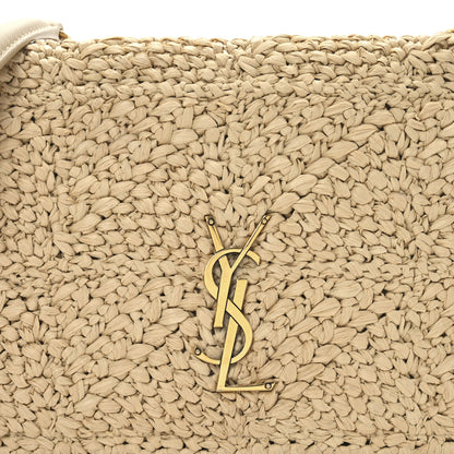 Saint Laurent Raffia Monogram Medium Jamie Natural Avorio 8 of 10