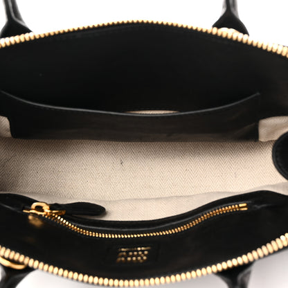 Miu Miu Nappa Aviator Regular Aventure Bag Black 5 of 9