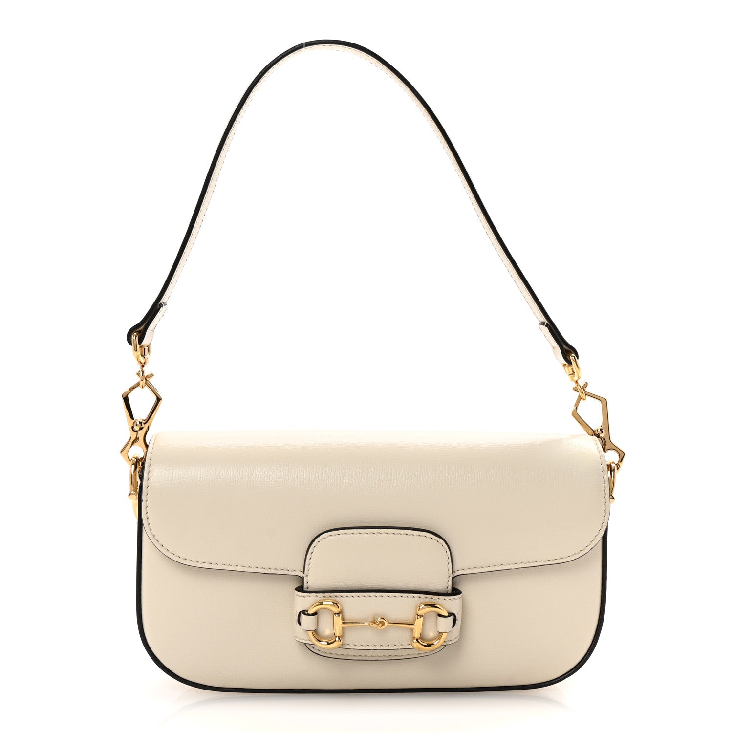 Gucci Azalea Calfskin Small Horsebit 1955 Chain Shoulder Bag Mystic White 1 of 10