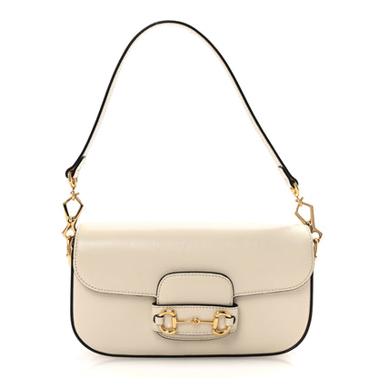 Gucci Azalea Calfskin Small Horsebit 1955 Chain Shoulder Bag Mystic White 1 of 10