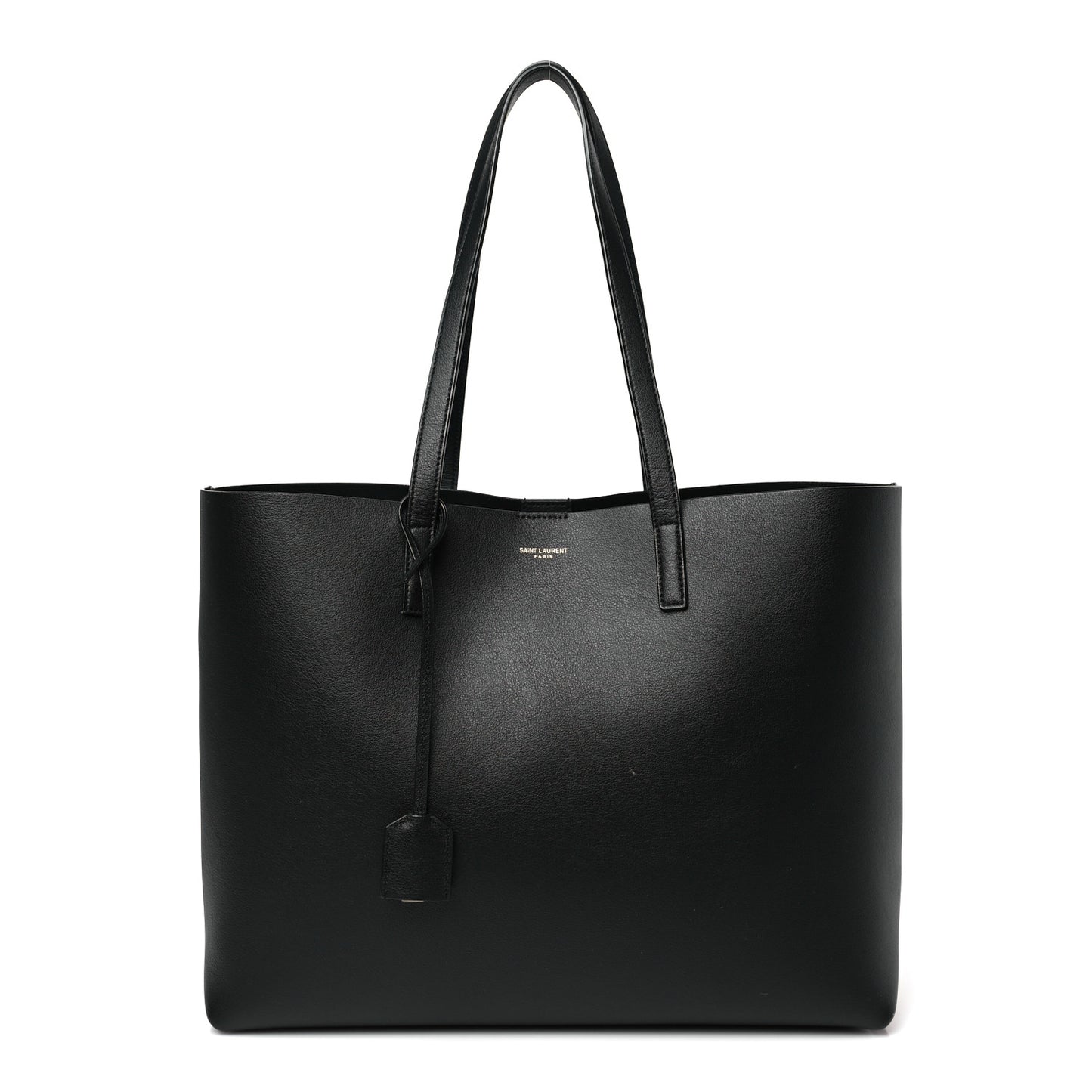 Calfskin Large Shopping Tote Black