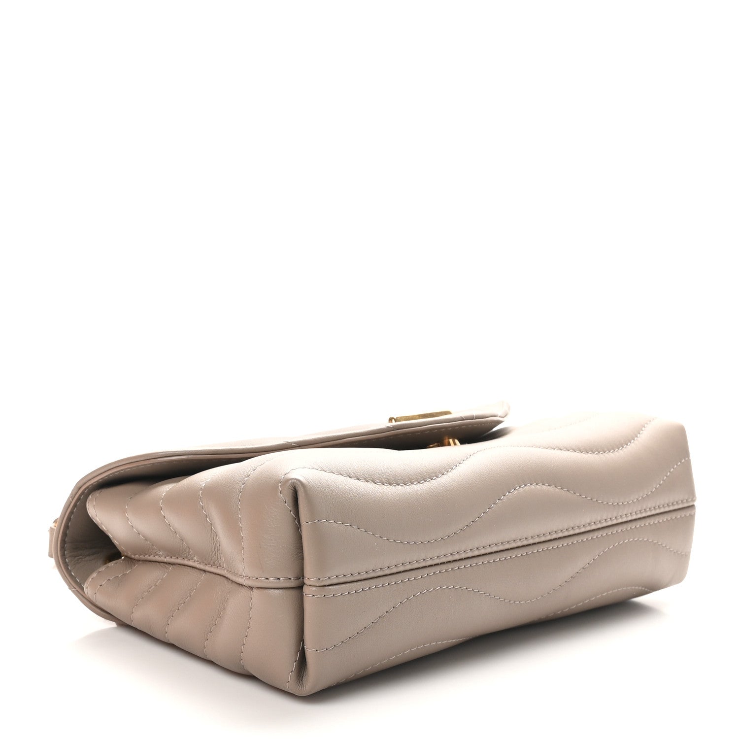 Louis Vuitton Calfskin LV New Wave Chain Bag Taupe 4 of 10