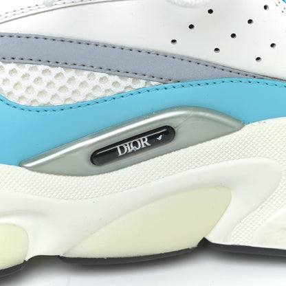 Christian Dior Technical Mesh Calfskin Mens B22 Sneakers 43 White Blue Grey 16 of 20
