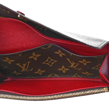 Louis Vuitton Monogram Emilie Wallet Rouge 5 of 10