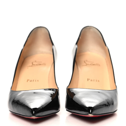 Christian Louboutin Patent Hot Chick 70 Pumps 38 Black 3 of 8