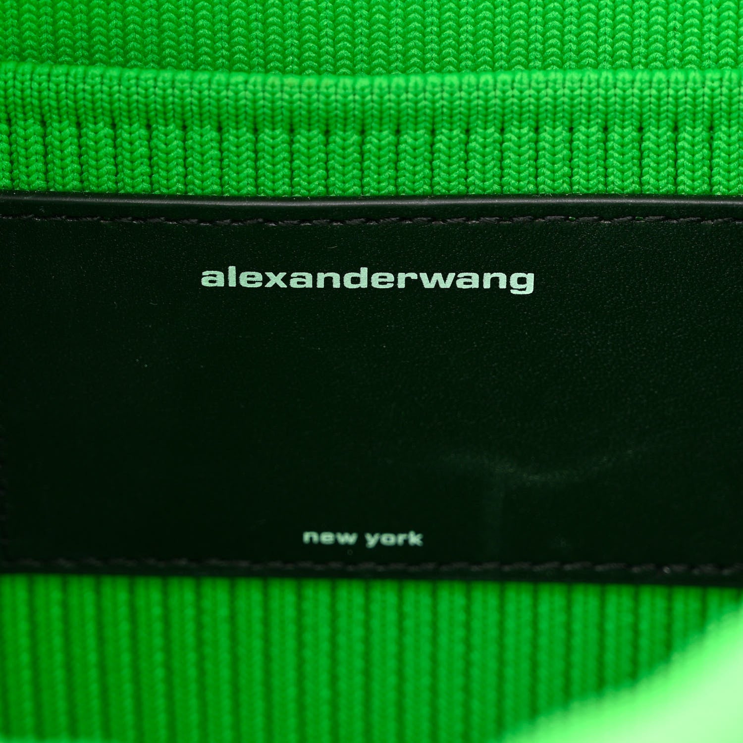 Alexander Wang Ribbed Knit Small Ryan Bag Iguana 6 of 11