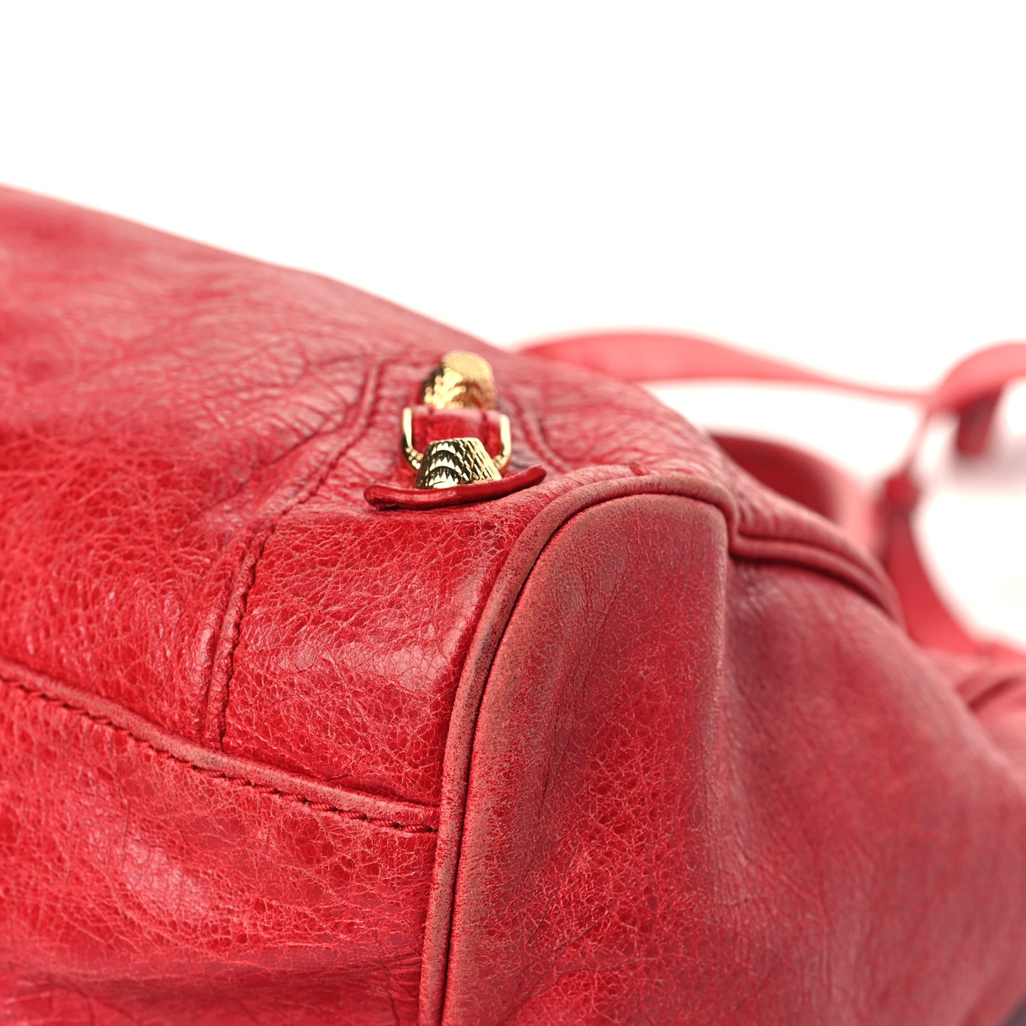 Agneau Giant 12 Gold Hardware Velo Rouge Cardinal