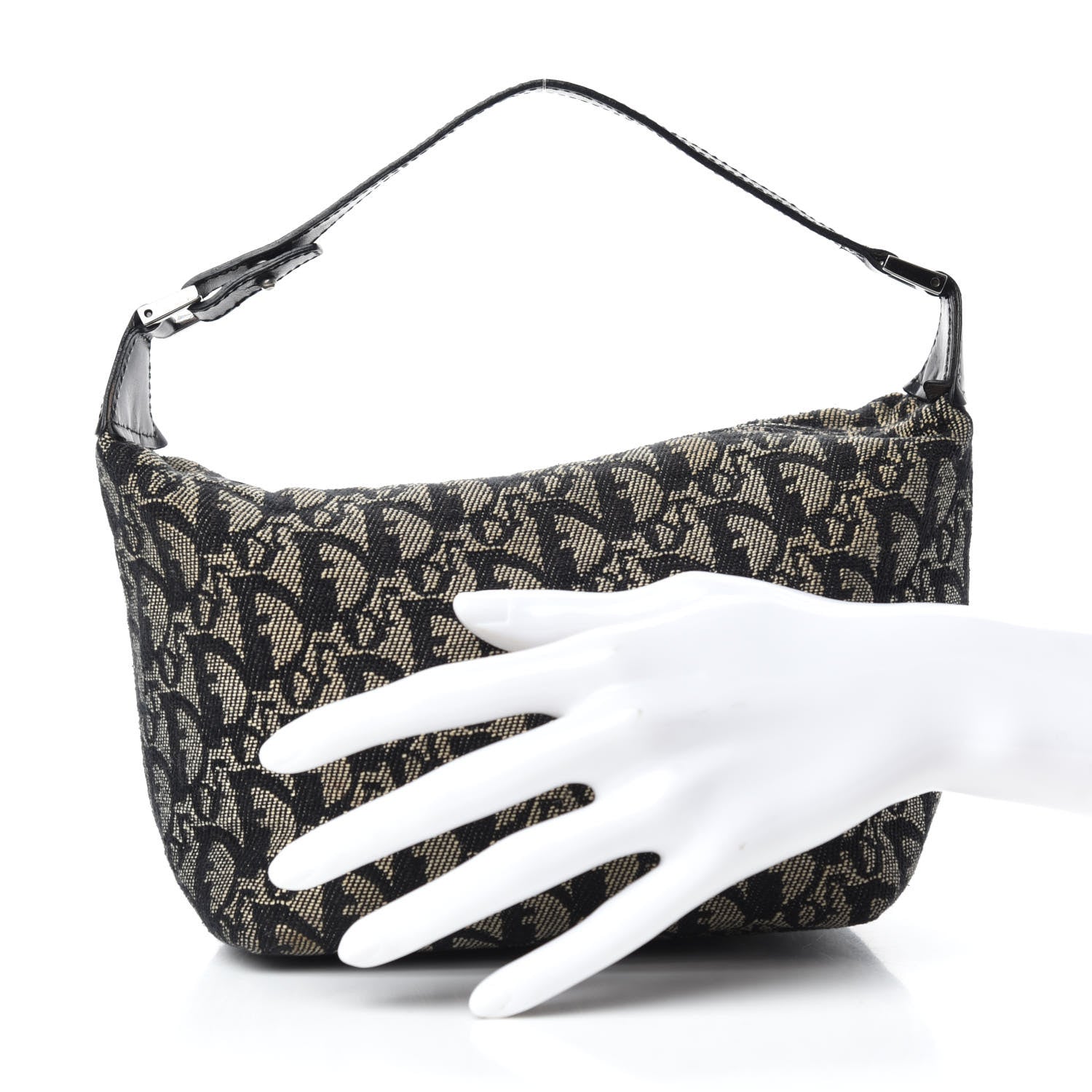 Christian Dior Monogram Hobo Black 2 of 7