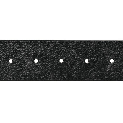 Louis Vuitton Monogram Eclipse Taigarama 40mm LV Initiales Reversible Belt 85 34 Black 5 of 8