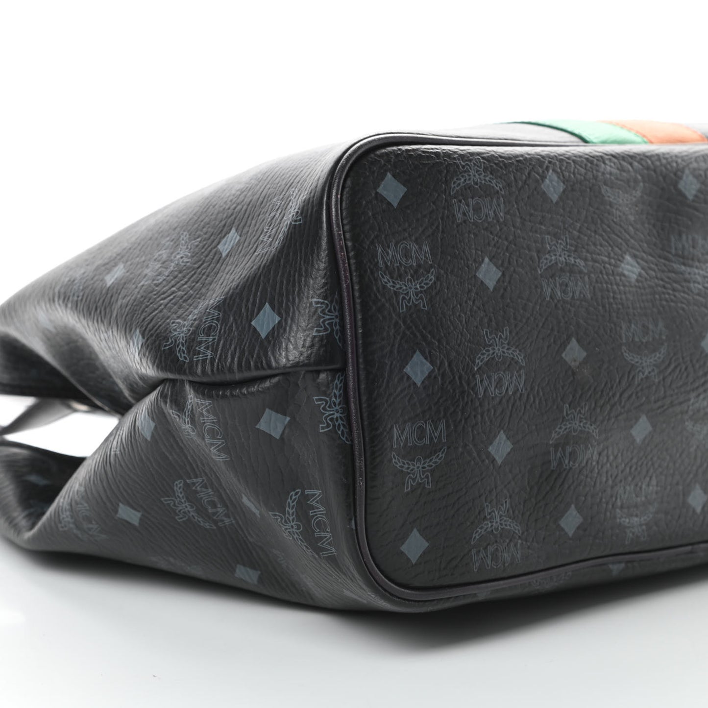 Visetos Striped Munich Lion Tote Black