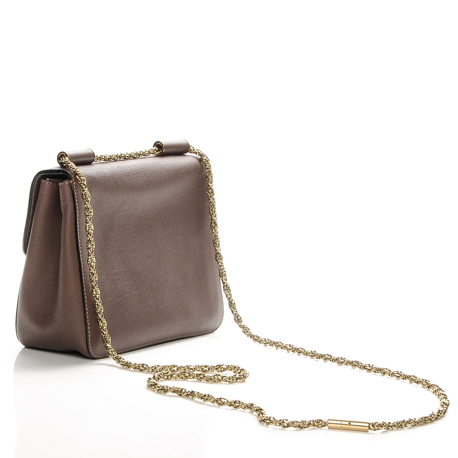 Chloe Goatskin Small Elsie Shoulder Bag Grimauve 3 of 8