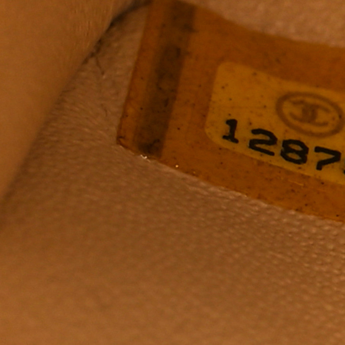 Lambskin Quilted Jumbo Single Flap Beige Clair