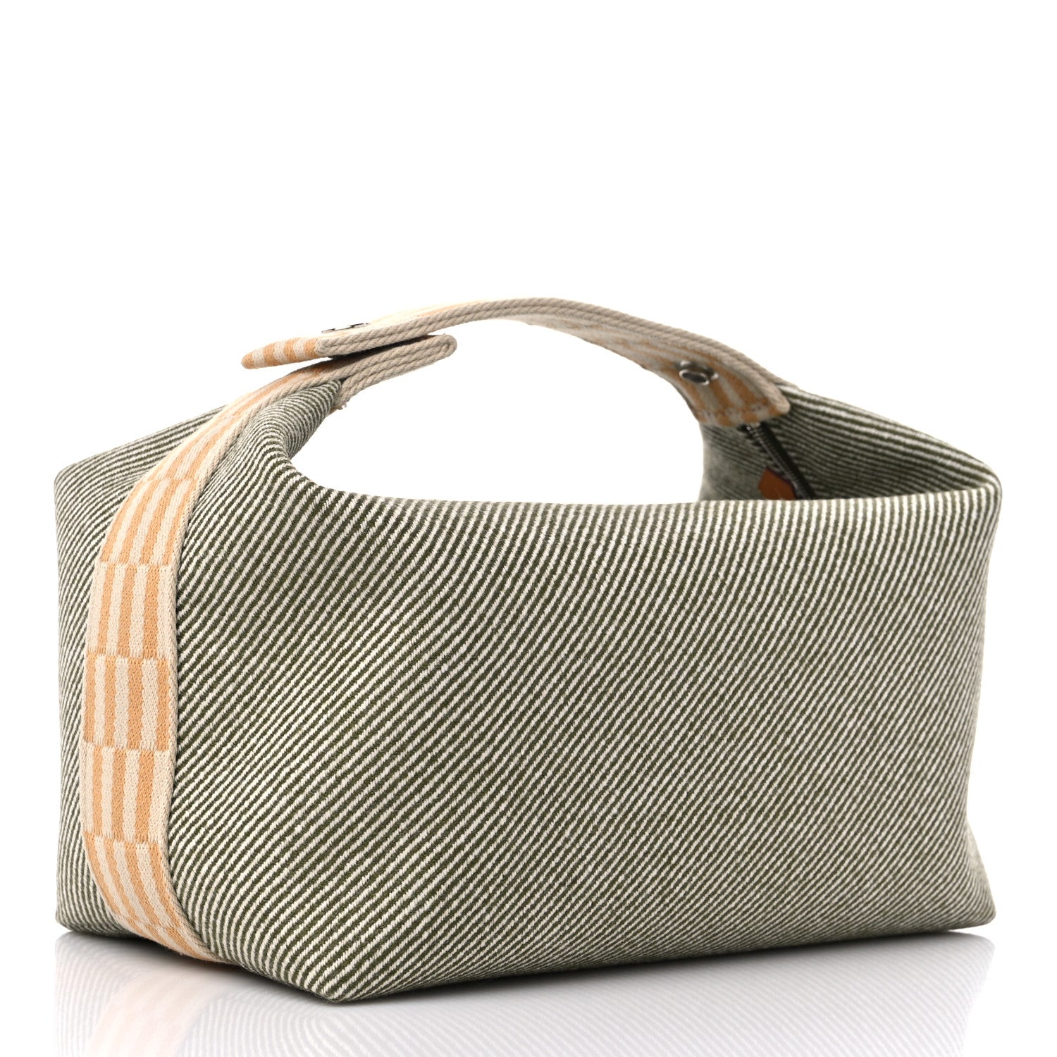 Hermes Wool Large Bride-A-Brac H Natte Pouch Vert Foret 3 of 8