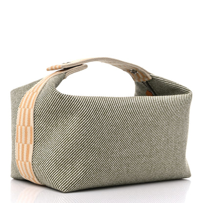 Hermes Wool Large Bride-A-Brac H Natte Pouch Vert Foret 3 of 8