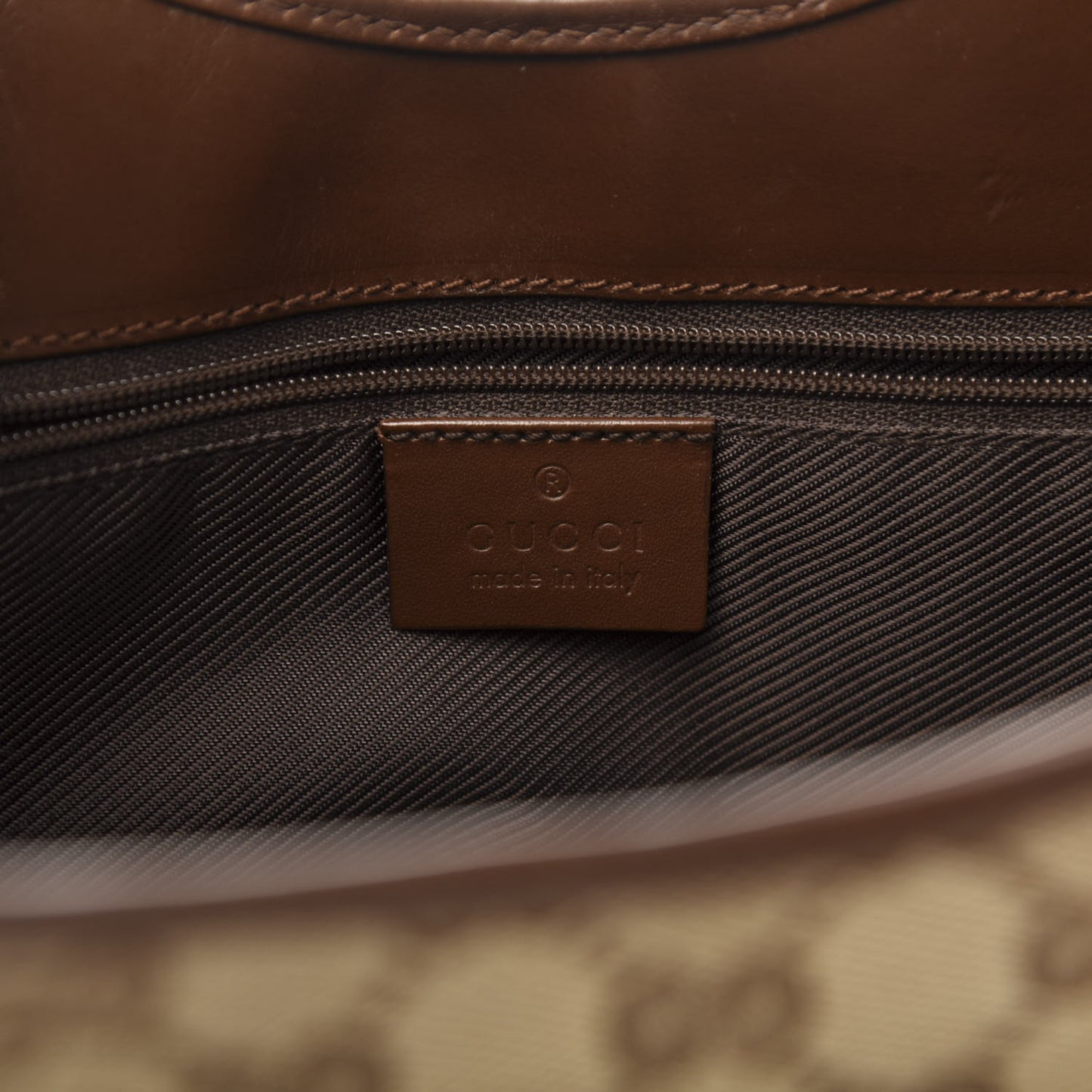 Monogram Medium Bardot Bag Dark Brown