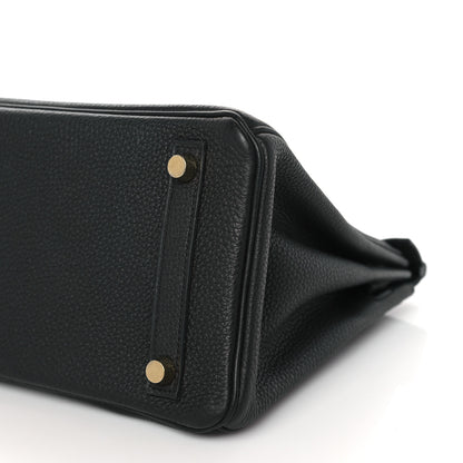 Hermes Togo Birkin 25 Black 8 of 8