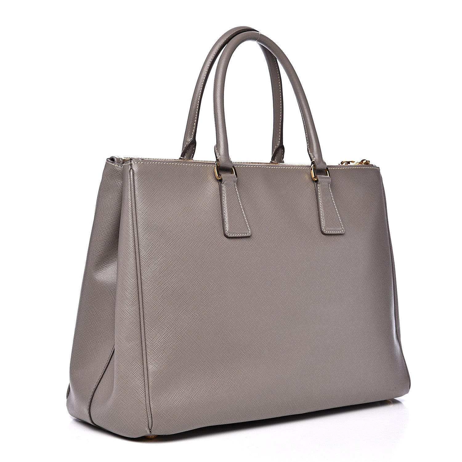 Prada Saffiano Large Galleria Double Zip Tote Argilla 2 of 16