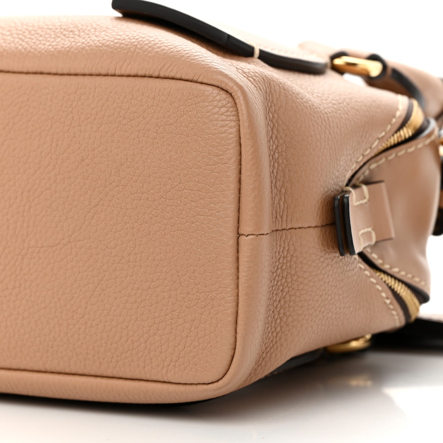 Calfskin Small Daria Cement Brown