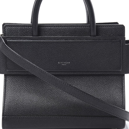 Givenchy Grained Calfskin Mini Horizon Satchel Black 7 of 11