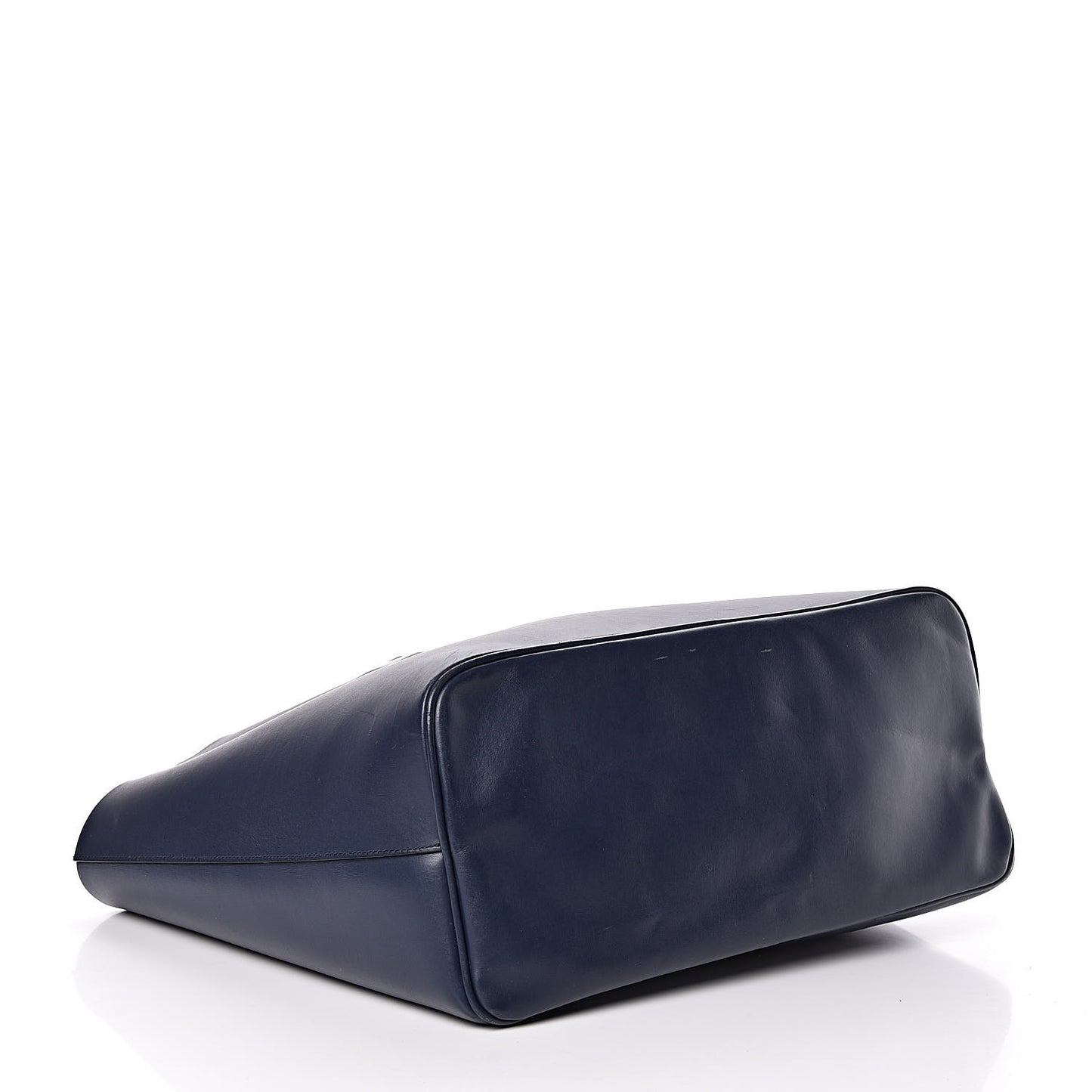 Calfskin Large Antigona Tote Night Blue Silver