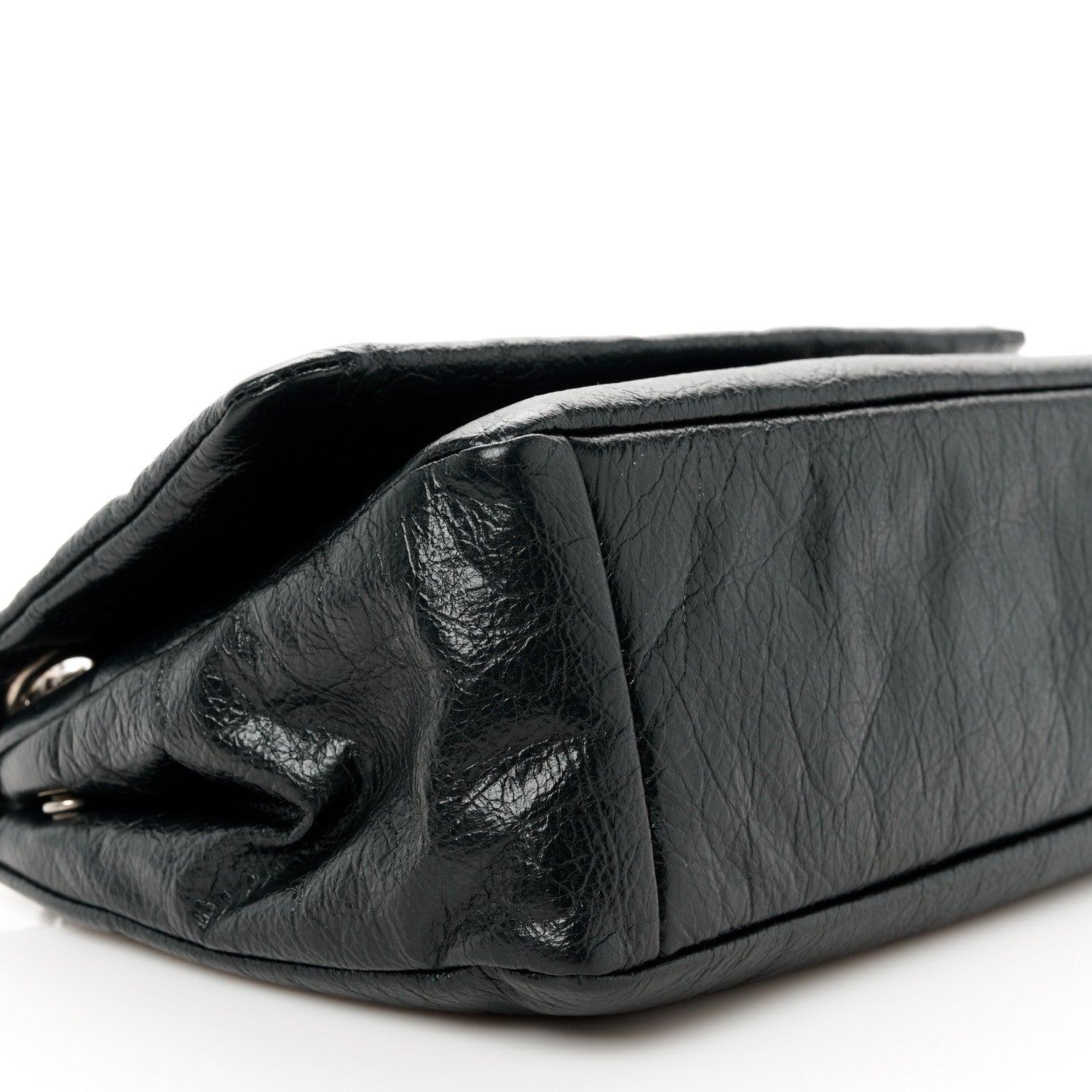 Balenciaga Arena Calfskin Mini Monaco Chain Shoulder Bag Black 9 of 10