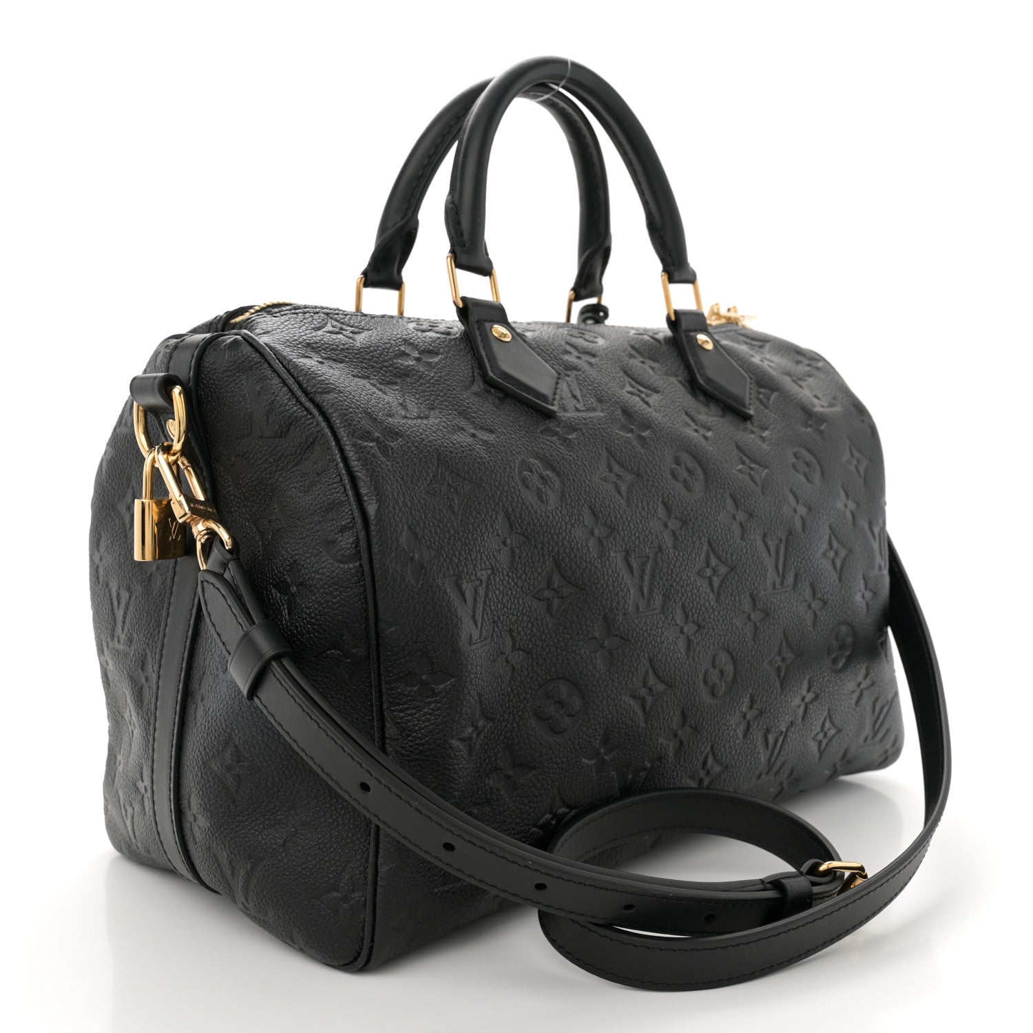 Louis Vuitton Empreinte Monogram Speedy Soft 30 Black 3 of 9