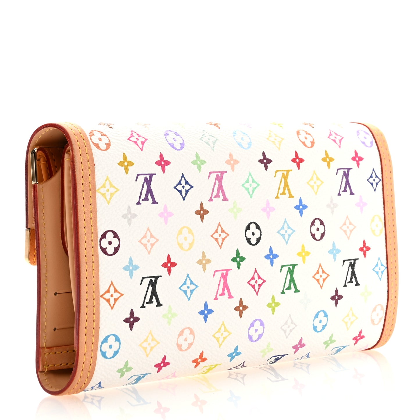 Monogram Multicolor Porte Tresor International Wallet White